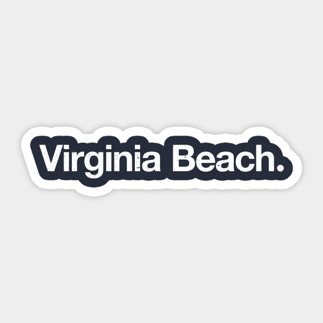 Virginia Beach. Sticker by TheAllGoodCompany